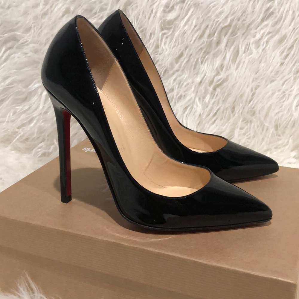 Christian Louboutin pigalle 120 Black Patent